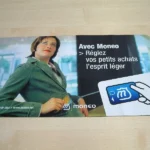 Fotorealistliku trükiga reklaammatt makseteenuse reklaamiga